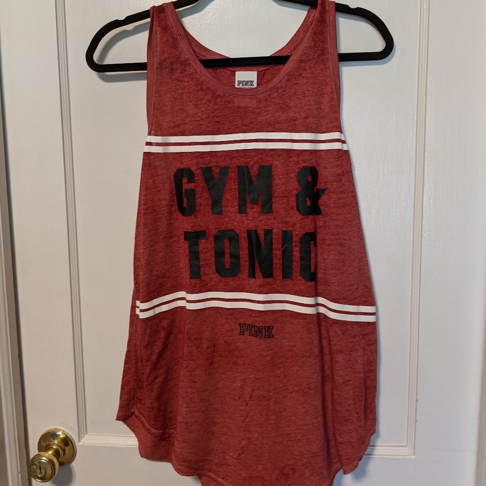 ✨BUNDLE 3+ tanks for $5 each!! Victoria's secret pink racerback tank top
